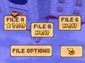 A completed file in Super Mario 64 DS