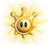 A Shine Sprite in Super Mario Sunshine.