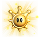 A Shine Sprite in Super Mario Sunshine.
