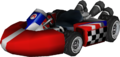 The model for Baby Mario's Standard Kart S from Mario Kart Wii