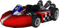 The model for Baby Mario's Standard Kart S from Mario Kart Wii