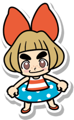 Artwork of Lulu from WarioWare: Move It!