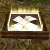 A wooden trapdoor in Wario World