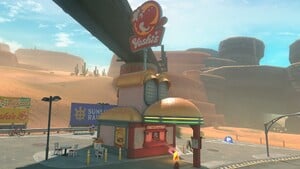 A Yoshi's location in Mario Kart World