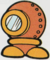 Artwork of an Aqua Goomba, from Super Mario Land 2: 6 Golden Coins.
