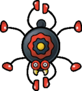 An Arantula, as it appears in Paper Mario: The Thousand-Year Door.