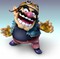 Artwork of Wario from Super Smash Bros. Brawl.