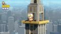 Captain Toad on top of the New Donk City Hall