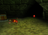 A red Banana Bunch in Creepy Castle.