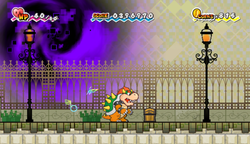 Fifth treasure chest in Flipside of Super Paper Mario.