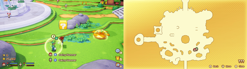 Block 35 in the Soli-Tree from Mario & Luigi: Brothership