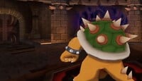 Bowser emanating darkness