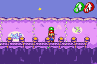 The Spiky Stardust Defense System in Mario & Luigi: Superstar Saga