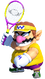 Wario from Mario Tennis Aces