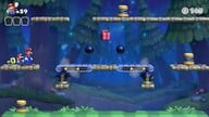 Screenshot of Mystic Forest Plus level 7-4+ from the Nintendo Switch version of Mario vs. Donkey Kong