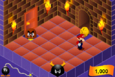 Gameplay of the Adobe Shockwave game Mario Net Quest