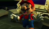 Mario sees Luigi