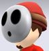 Shy Guy Mask for a Mii Fighter