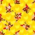 A Diddy Kong-themed pattern
