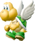 Model of a green Koopa Paratroopa from New Super Mario Bros. Wii.