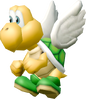 Model of a green Koopa Paratroopa from New Super Mario Bros. Wii.