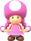 Artwork of Toadette in New Super Mario Bros. U Deluxe