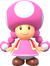 Artwork of Toadette in New Super Mario Bros. U Deluxe