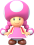 Artwork of Toadette in New Super Mario Bros. U Deluxe