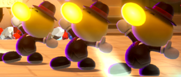 The three Agent Theets in Princess Peach: Showtime!.