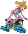 Artwork of Princess Peach on her Standard Bike