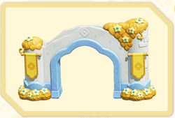 Menu icon of the Twinkle Bloom Ruins decoration in Super Mario Bros. Wonder – Nintendo Switch 2 Edition + Meetup in Bellabel Park.
