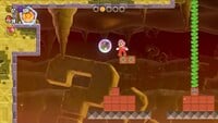 The first Wonder Token in the level Search Party Item Park in Super Mario Bros. Wonder