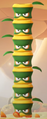 Stacks of bamboo creatures acting similar to Goomba Towers[2]