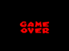 The Game Over screen of Super Mario Sunshine