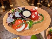 A menu item at Toadstool Cafe from Super Nintendo World (Universal Studios Hollywood)