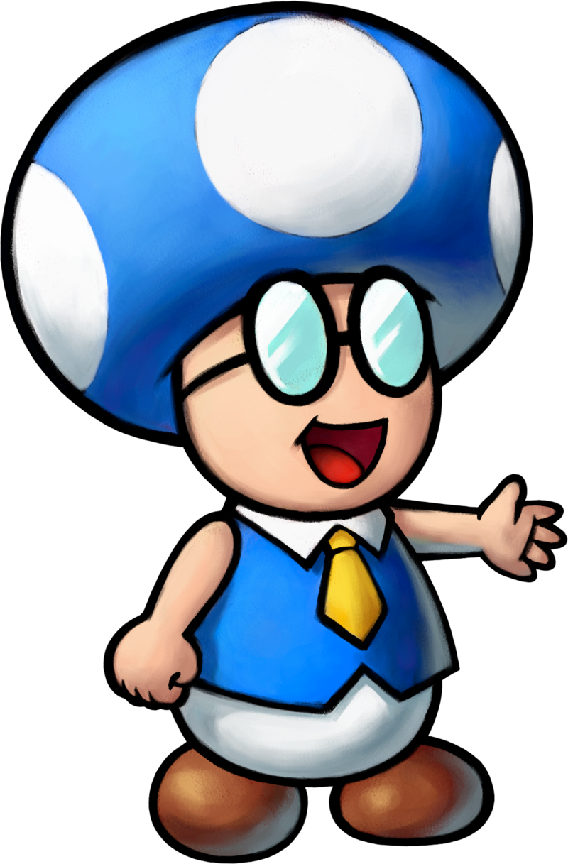 mario blue toad