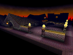 Screenshot of Twilight House in Mario Kart DS
