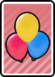 A Balloons Card in Paper Mario: Color Splash.