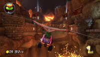 Bowser's Castle in Mario Kart 8