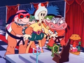 King Koopa is proud of his children for doing such a rotten deed