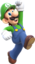 Artwork of Luigi from Super Mario 3D World