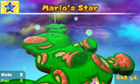 3rd hole in Mario's Star course. It depicts a Wiggler.