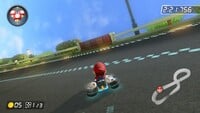 Screenshot of Mario Circuit from Mario Kart 8 as seen in Mario Kart 8 Deluxe