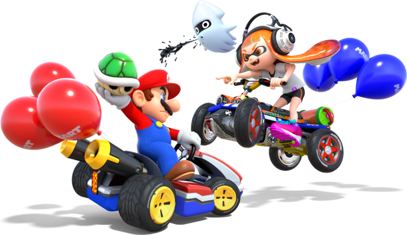 File:MK8 Deluxe Art - Mario and Inkling.png
