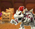 The course icon of the R variant with Dry Bowser