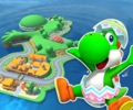 The course icon with Yoshi (Egg Hunt)