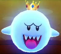 King Boo as viewed in the Character Museum from Mario Party: Star Rush