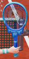 An ice-themed version of the Flame Racket, with a blue Lava Bubble emblem[12]