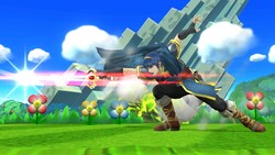 Marth's Shield Breaker in Super Smash Bros. for Wii U.