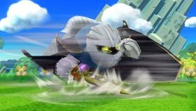 Meta Knight's Dimensional Cape in Super Smash Bros. for Wii U.